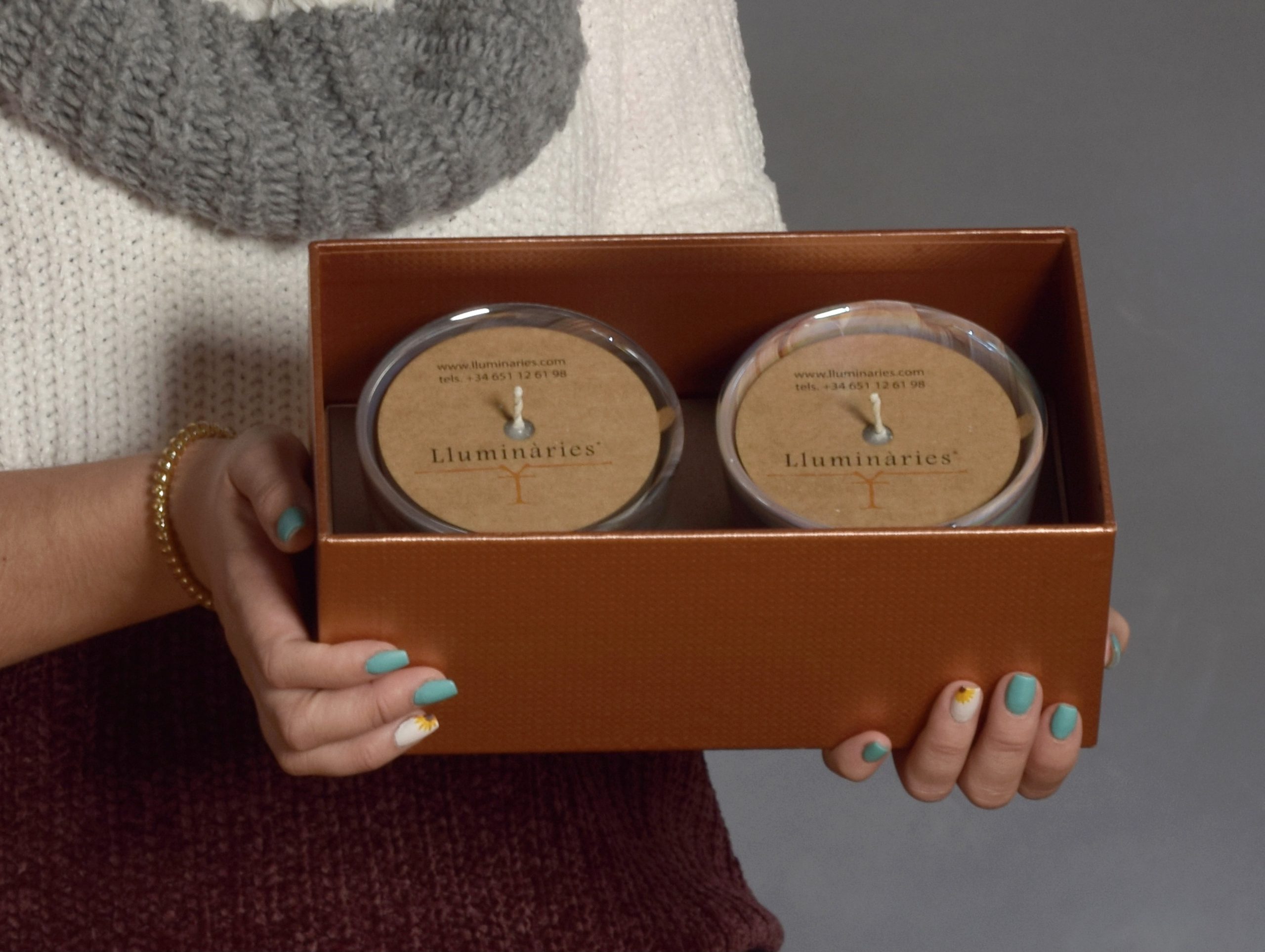 Luxury Packaging / 2 Exclusive Candles